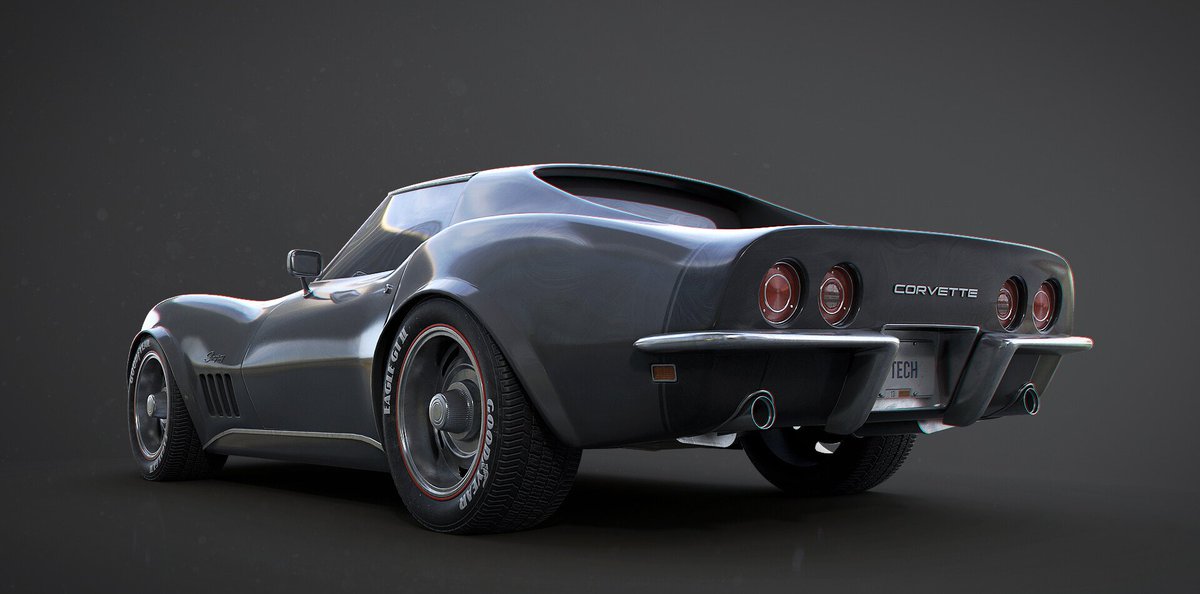 TheFoundryTeam's tweet photo. Check out the curves on this 69 Stingray! Built and rendered in Modo.
View more of Mathew O's work: https://t.co/fxtPvbQalA
Try Modo: https://t.co/Wuj5APpWU6
#MadeWithModo #ModoIt https://t.co/p9lly9VAM3