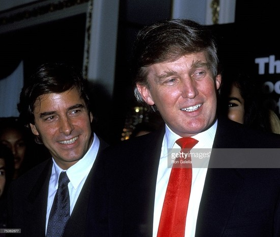 John Casablancas and Donald Trump at the Elite “Look of the Year” competition, 1994. Trump served on the judge's panel.  #OpDeathEaters