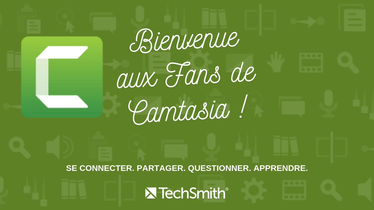 kapitec11's tweet photo. Rejoignez le groupe des utilisateurs francophones de Camtasia : https://t.co/CN03Ai79Co
Un groupe pour partager autour de la création de vidéos et pour monter en compétences.
#Camtasia #video #screencast @Camtasia https://t.co/G4cCyEaKR9