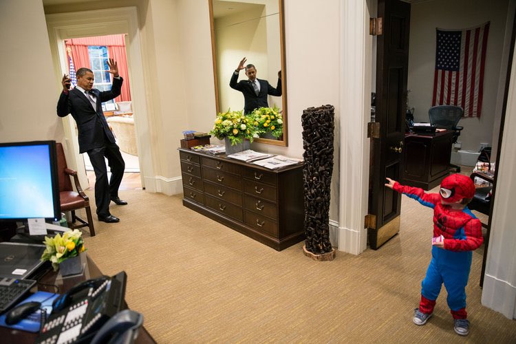funder's tweet photo. Things are pretty tough right now, so here are pics of President Obama hanging out with kids to start this Monday off right. https://t.co/WPnabqu6uy