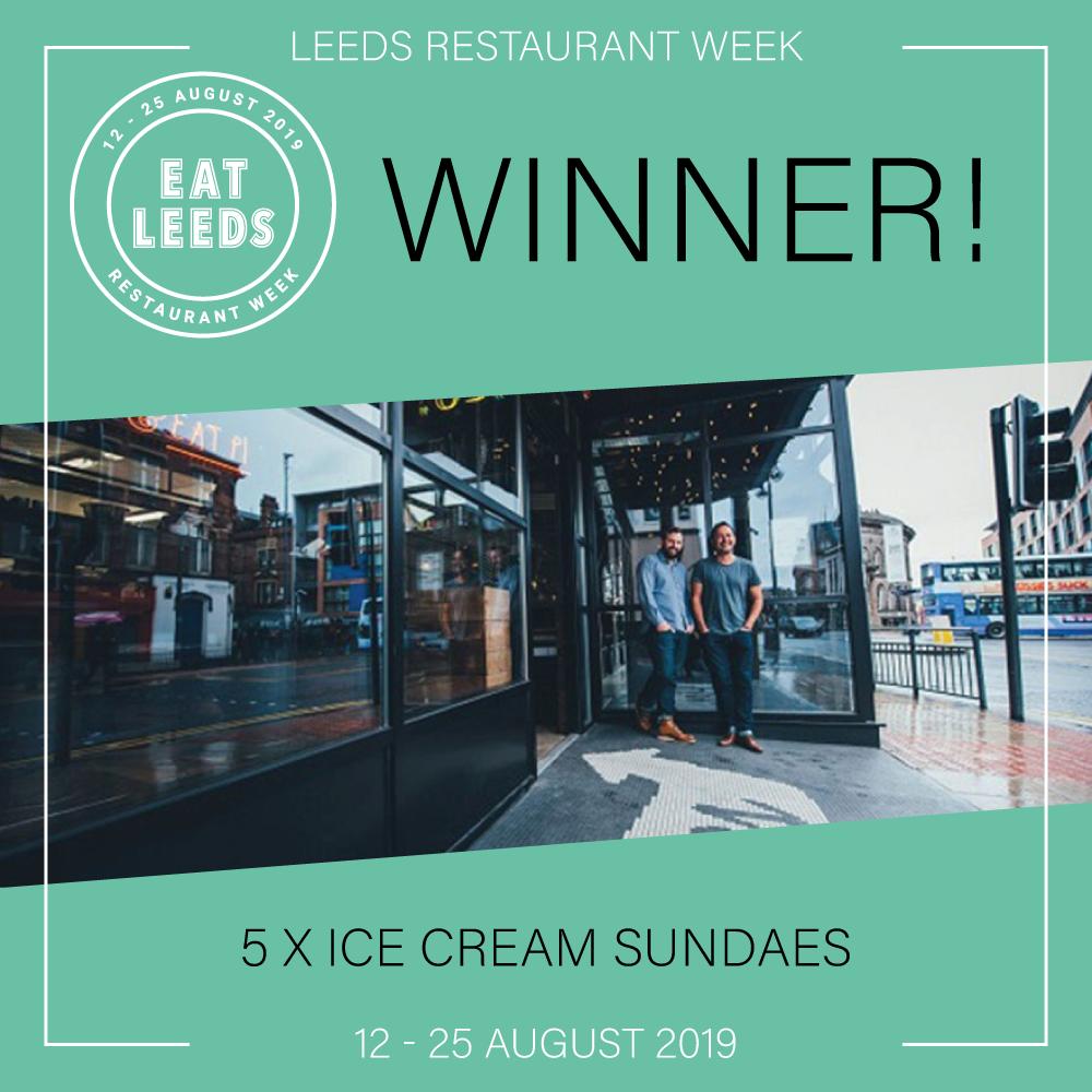 eat_leeds's tweet photo. Congratulations to Sarah Lewis, Natalie Mcguire, Ryan Cain, Grace Potter and Lena Carruthers on winning a delicious ice cream sundae from @pieminister 🍨

#LeedsRestaurantWeek https://t.co/NkCotX2Mql