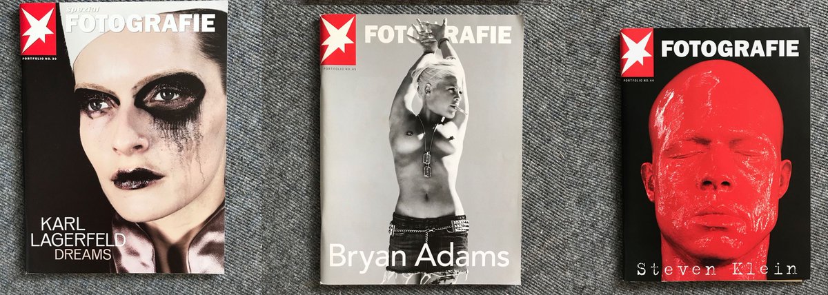 Selling some of my #PhotographyBooks inc these gems; #SternPortfolio #SpezialFotografie collectibles:

bit.ly/30gLmZe - Karl Lagerfeld #30
bit.ly/2P2hvmc - Bryan Adams #45
bit.ly/2NgUoSe - Steven Klein #44

#karllagerfeld #bryanadams #stevenklein
