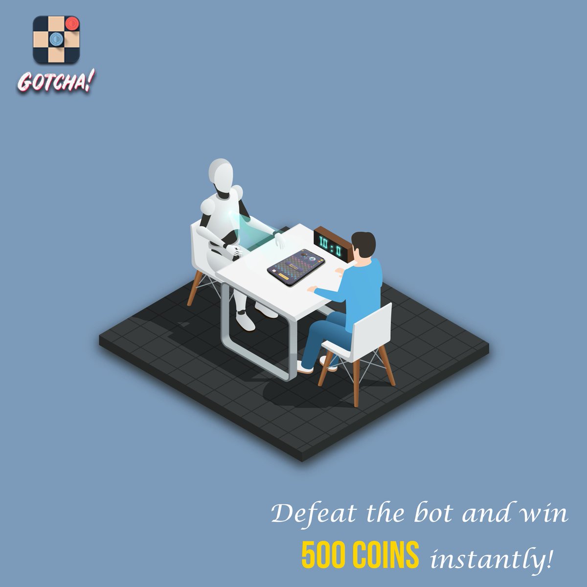 GameGotcha's tweet photo. Download the game now and start practicing for the ultimate board game 
https://t.co/IpfAPt5OgV
Play Store: https://t.co/VCdvz7lfUE
Apple Store: https://t.co/1dSX6bA9xz

#letsplaygotcha #boardgame #iosgame #iOS #games #gaming #playstation #gamedev #onlinegaming #GotchaBoardGame https://t.co/Pq6ZOQob4G