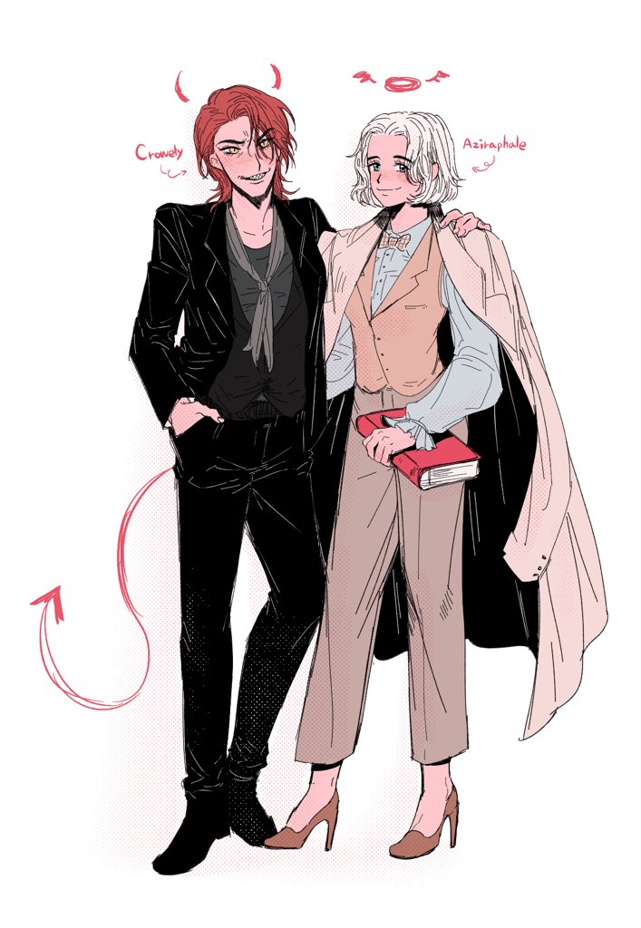 GoodMunji's tweet photo. #GoodOmens 
멋진 징조들,,한국판으로 만들어줘,,김서형이랑 윤세아로 꼭 써줘..😈악마 김서형 크롤리와 😇천사 윤세아지라파엘의 적그리스도로부터 지구 구하기 프로젝트ㅠㅠ

😈:굴?굴은 안먹어봤는데..
😇:오!!그럼 내가유혹 한번..~😏어머 내 정신 좀 봐..!그건 네 일이잖아!!
😈:(귀엽네) https://t.co/8BEkAjMg8U