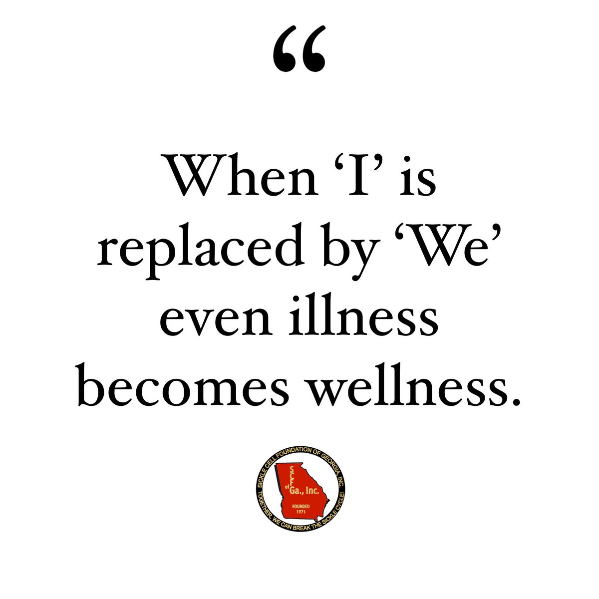 GASickleCell's tweet photo. #MondayMotivation #SickleCell #SickleCellGa ❤️ https://t.co/mbMHJHTKPU