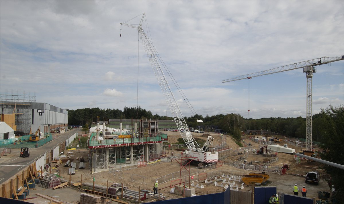 LongcrossSurrey's tweet photo. Over the last couple of months we’ve seen big progress on the development of the Discovery Building – well done team! Find out more about the development here: https://t.co/K2GeRo9BJJ https://t.co/V4IANnsy4T