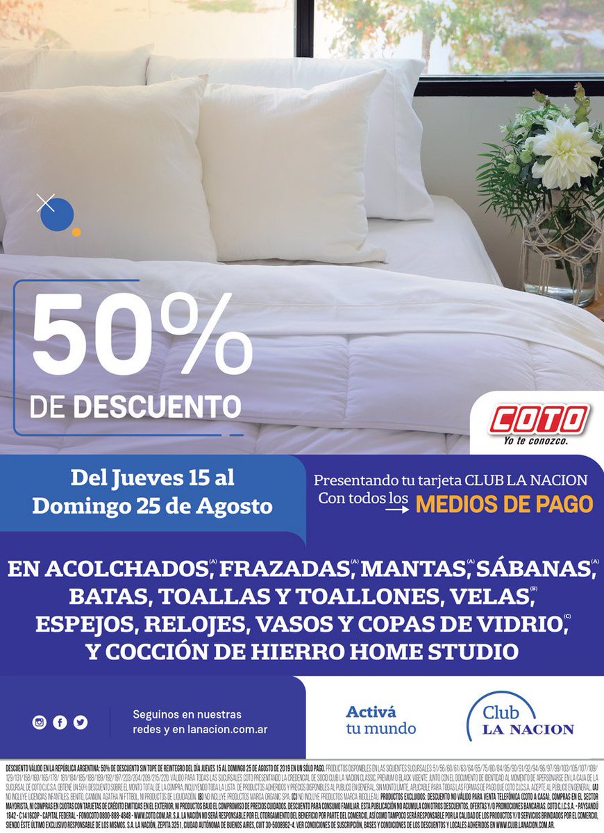 Coto Digital Almohadas 2x1 Coto Almohadas Precios Coto