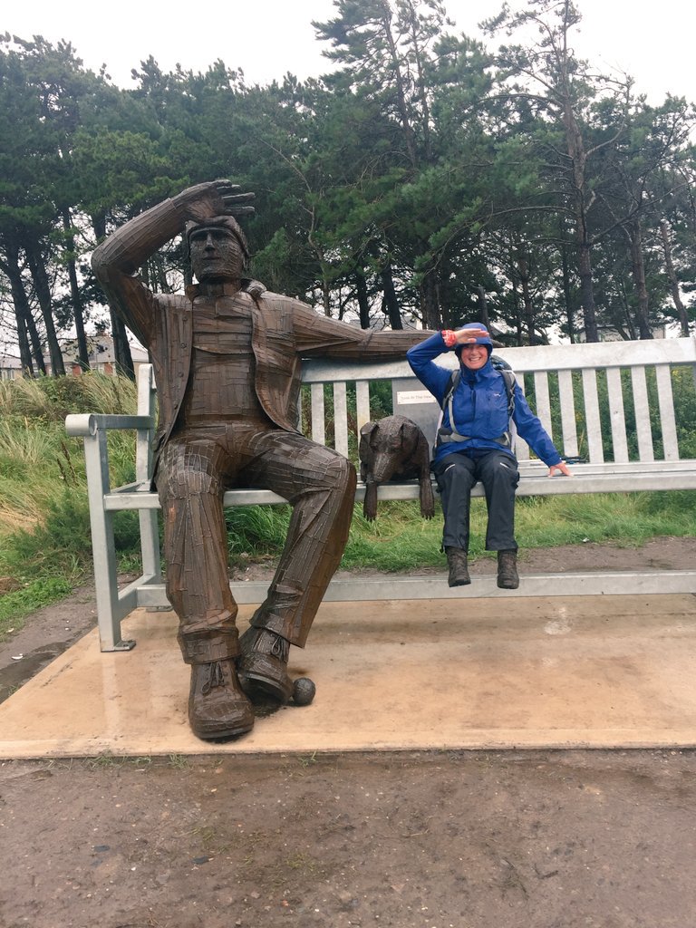 Thepennyrollson's tweet photo. I have arrived in #Scotland to such a tremendous welcome Heading through #Dumfries and #Galloway along the Coast meeting great people Thankyou for stopping George @verdantleisure and #broomfisheries  #Annan 
Goodbye #Cumbria will never forget the last ten days 
#Alzheimers https://t.co/YElv08b39T