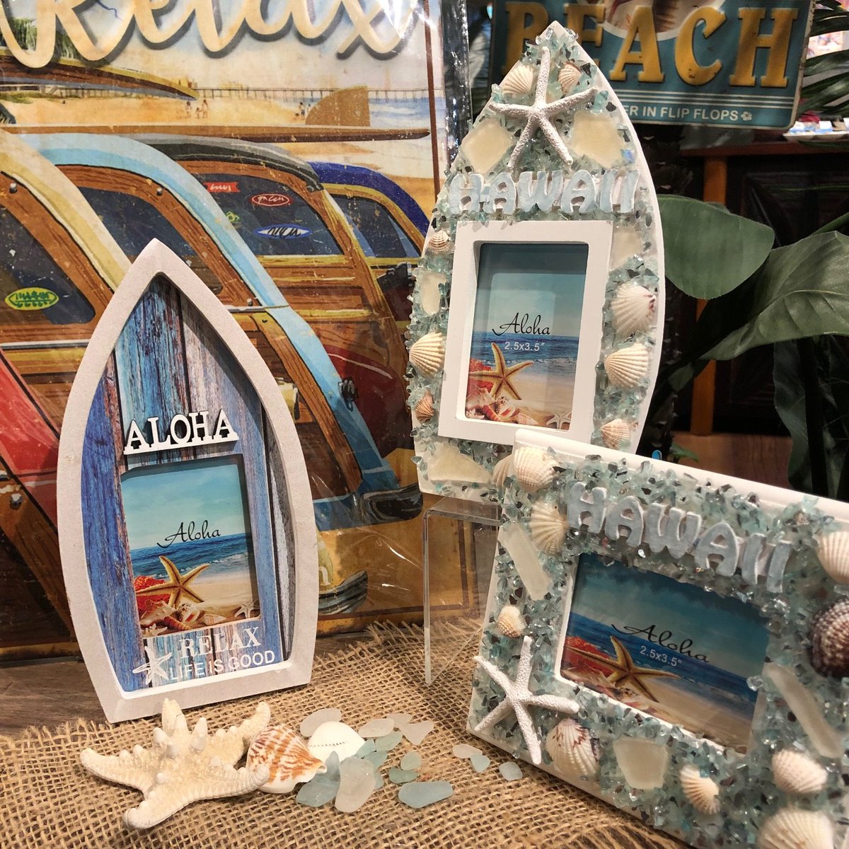 ট ইট র Kahiko Official Root Of Hawai I Aloha Hawaiiから素敵なフォトフレームが届きました T Co 6wbcbkxaci Kahiko カヒコ Hawaii ハワイ Summer フォトフレーム シェル シーグラス ウッド 海浜幕張 イオンモール T