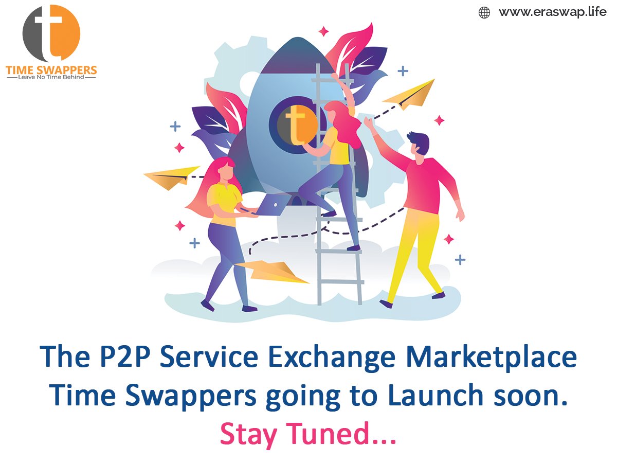 DaySwappers's tweet image. The P2P Service Exchange Marketplace Time Swappers going to Launch soon. Stay Tuned...

 Visit: eraswap.life

Follow: @eraswap_  for more updates.

#blockchaintechnology #peertopeer #eraswap #community #blockchain #technology #ecosystem #ecosystems #decentralized #ES