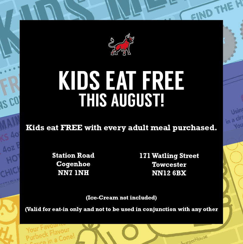 FranksHamburger's tweet photo. Our #KidsEatFree offer only runs until the end of #August...have you used it yet?😁

If no, visit our #Towcester or #Billing restaurant in the next 12 days!

#Northamptonshire #FreeFood #Summer #SummerTerm #Foodie #NorthantsFood https://t.co/DqPwnY7bRm