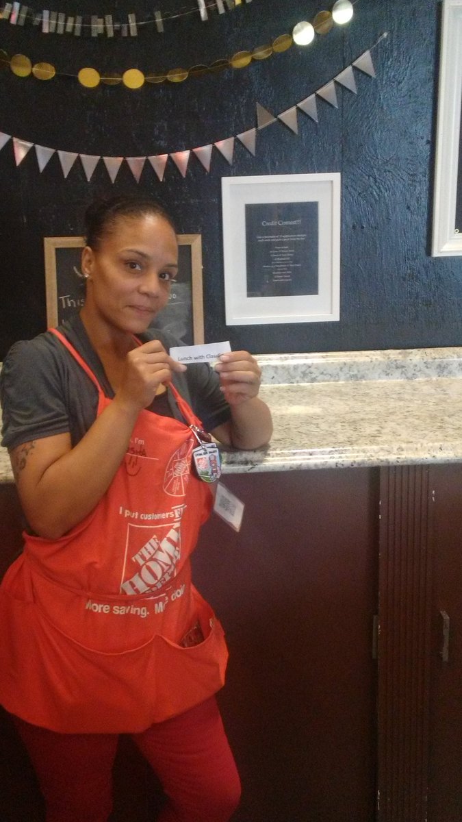 Mike R. ASM (@depotmike) on Twitter photo Rosita was the first "prize picker" for our exciting new weekly credit contest last week! Congrats on winning lunch with <a href="/claudio2278/">Claudio Parraguirre</a> !!! Keep up the awesome work! #creditpush #KEEPitUp #1249 <a href="/MsCarly_HD/">Carly Ulrich</a> <a href="/BobWhiteTHD/">Bob White</a> Rosita was the first "prize picker" for our exciting new weekly credit contest last week! Congrats on winning lunch with <a href="/claudio2278/">Claudio Parraguirre</a> !!! Keep up the awesome work! #creditpush #KEEPitUp #1249 <a href="/MsCarly_HD/">Carly Ulrich</a> <a href="/BobWhiteTHD/">Bob White</a>