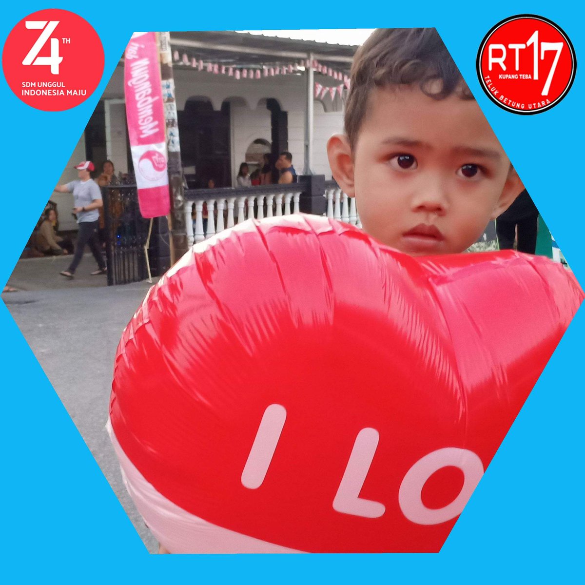 RT17_KupangTeba's tweet photo. BAHAGIA ITU SEDERHANA
.
SERBA SERBI keceriaan warga RT 17 LK.1 Kupang Teba - Teluk Betung Utara diacara 17 Agustusan tahun ini.
.
#WargaBahagia
#17Agustusan2019
#74RI
#RT17
#RT17KupangTeba
#MembangunDariKampung https://t.co/RJGoG2rxmu