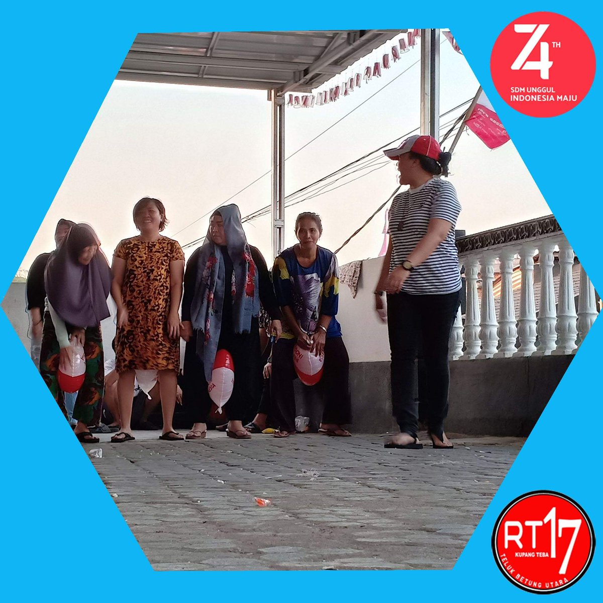 RT17_KupangTeba's tweet photo. BAHAGIA ITU SEDERHANA
.
SERBA SERBI keceriaan warga RT 17 LK.1 Kupang Teba - Teluk Betung Utara diacara 17 Agustusan tahun ini.
.
#WargaBahagia
#17Agustusan2019
#74RI
#RT17
#RT17KupangTeba
#MembangunDariKampung https://t.co/RJGoG2rxmu