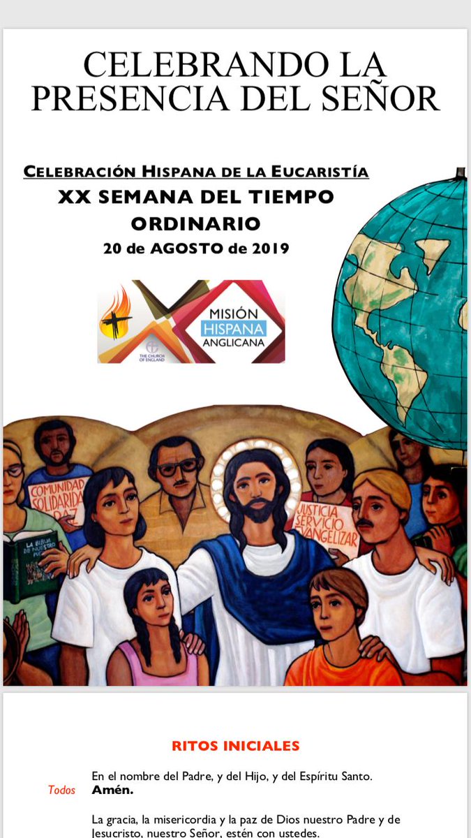 EngPrayerAction's tweet photo. We are looking forward to having @FrHadan @StMattElephant leading Mass tomorrow with us tomorrow #misiónhispanaanglicana https://t.co/EURml8d1Td