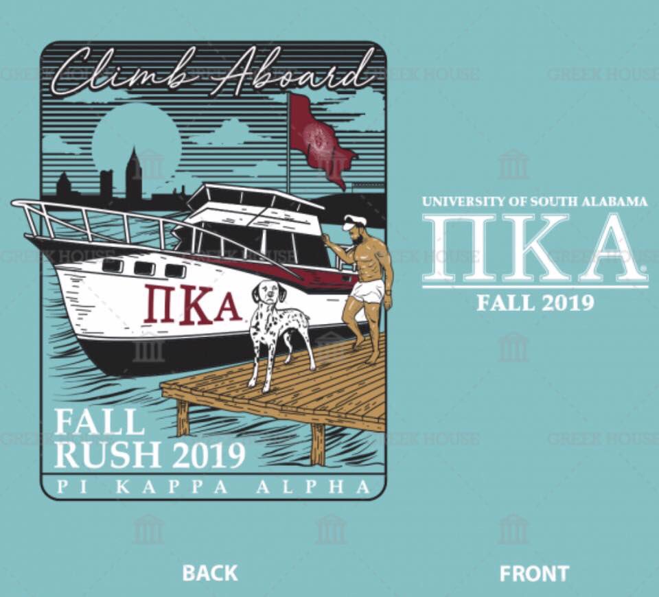 2019 Fall rush shirt is now on sale! Link in our bio.