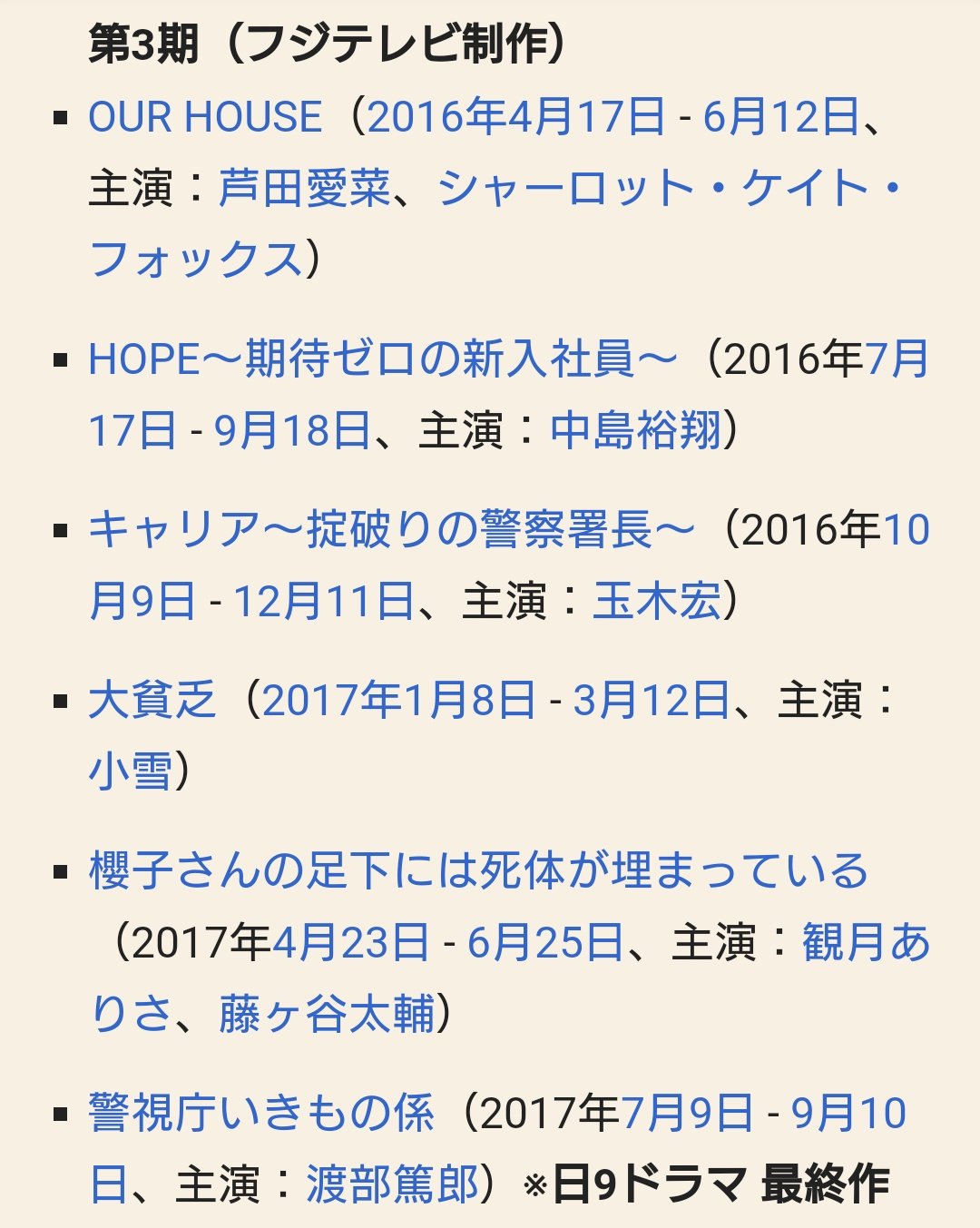 ノブユキ 1年半だけ放送されたフジテレビの日9ドラマ枠 あなたは覚えていますか ノブユキ 1年半だけ放送されたフジテレビの日9ドラマ枠 あなたは覚えていますか