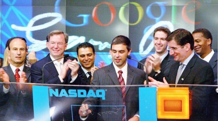 JonErlichman's tweet image. On this day in 2004: Google goes public at a valuation of $23 billion.

Today, it’s worth $817 billion.