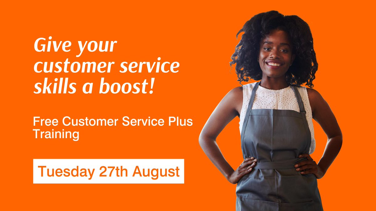 Want to update your customer service skills? 

We're running a #free 4-day Customer Service Plus course that starts on Tuesday 27th August. 

For more information, or to sign up, call 01472 898 065 or send us a tweet! 

#Grimsby #CustomerService #FreeTraining #Jobs