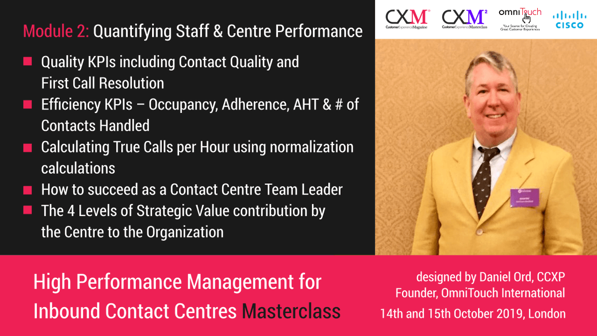TheCXMagazine's tweet photo. Module 2⃣ : In our second module we define how to measure #Staffperformance – at all levels.
Check out all 4 modules and what you can expect from this immersive 2-day workshop led by Daniel Ord 👉 https://t.co/rbTkUTX9ma
#contactcentre #contactcentres #callcentres https://t.co/5atQRrDAth