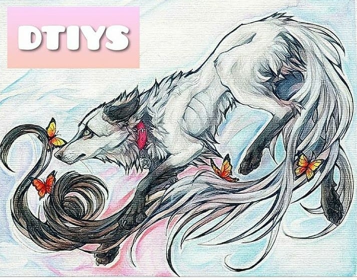 Gobys_Drawing_'s tweet photo. Je me suis amusée à faire le #drawthisinyourstylechallenge de @demonic_hellhound (Instagram) , c'était un régal de reprendre son White ❤ 

Merci 🙏

#drawthisinyourstyle #White #Wolf #art #digitalart #digitalpainting #drawing #creature https://t.co/Se47KFg7ym