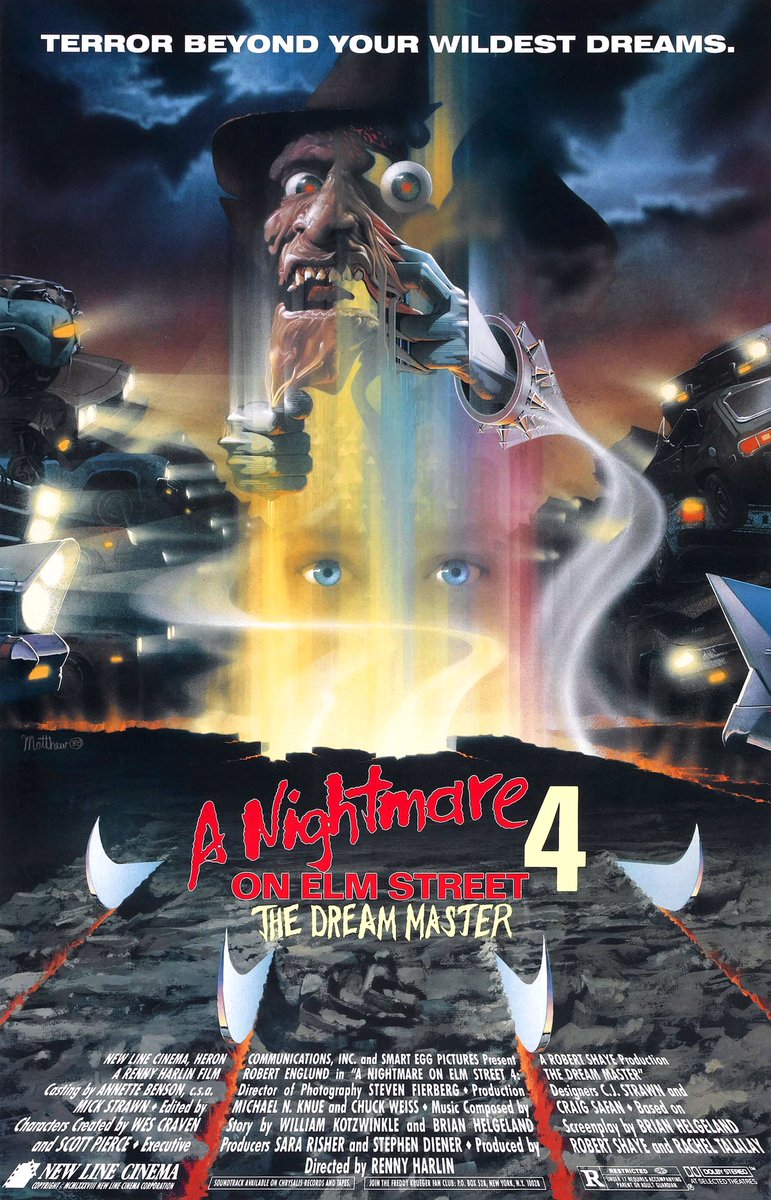 Shook_movie's tweet image. A Nightmare On Elm Street 4: The Dream Master 1988! @RobertBEnglund @LisaWilcox1 @Knighttues @RennyHarlin3 @rodneyeastman @BrookeBundy2 #AndrasJones @LinneaQuigley @KenSagoes #NightmareOnElmSt4 #TheDreamMaster #FreddyKrueger #PosterArt #BoxArt #VHS