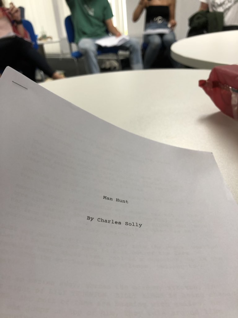 TheAdamCavender's tweet photo. First day of working on ‘Manhunt’ 👊🏻 watch this space 🎬 
#actor #shortfilm #manhunt https://t.co/KfvR60MGkQ