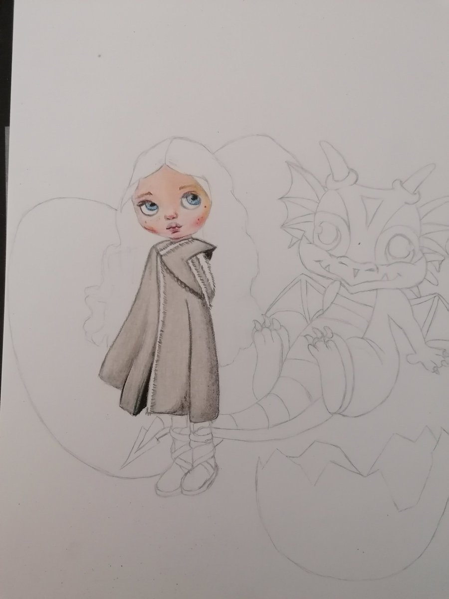 #Dainerys #got #gotart #artist #ilustracion #illustration #policromosfabercastell