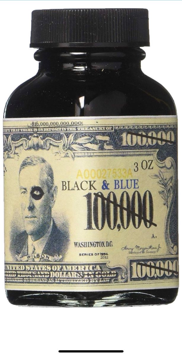 TheJanuaryBird's tweet photo. If @JonahRemnant is shopping for some fountain pen ink, I think you might find this one by Noodler’s fascinating. https://t.co/P6tXWzywkI