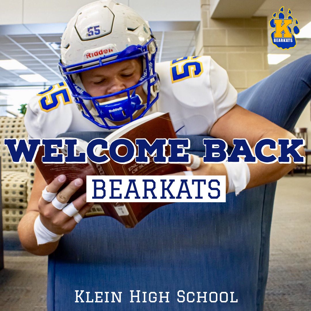 BearkatFB's tweet photo. Welcome Back KLEIN BEARKATS!!
📸: @Toxicsportz 
.
#kleinbearkatfootball #kleinfootball #bearkatfootball #kleinbearkats #kleinhighschool #kleinisd #bearkatfb #classof2020 https://t.co/NHk1y9FNxR