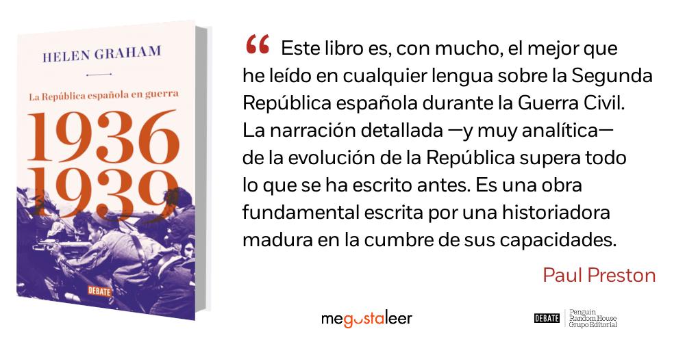 debatelibros's tweet photo. #HelenGraham analiza la aportación clave de la sociedad civil y sus organizaciones políticas al frente bélico y demuestra que el factor determinante en la evolución de la República entre 1936 y 1939 fue la guerra misma en todas sus facetas https://t.co/gf45D7LHSM https://t.co/pfSrhc0E76