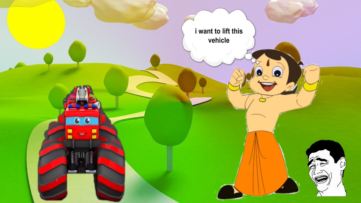 Is it possible to chota bheem...
youtu.be/EJG8YgnwZpE
#tomtombots,#colorsforkids,#carsforkids,