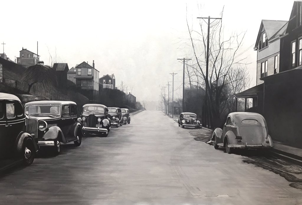 HaroldHzabady's tweet photo. Meeting on Sweetbriar Street- oils on linen canvas-60” x 40 x 3”
#plusonegallery #photorealism #hyperrealism #meiselgallery #vintage #realism #oils #paintings
https://t.co/BKrncwxjEU
https://t.co/I2zw5urRH3 https://t.co/3NWAAeYOE4