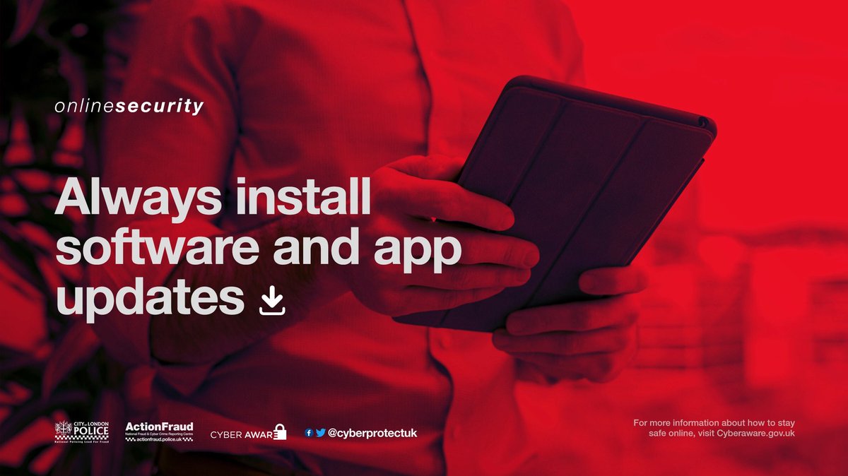 TVPCyber_Fraud's tweet photo. Re recent issue with Kaspersky products &amp; their post of 16/8/19
Use their products &amp; were not aware? best make sure you have updated their software
https://t.co/7JHGWooq0B
Again, this just highlights the importance of regular updating of devices and software
#cyberprotect https://t.co/n72VuK7eCD