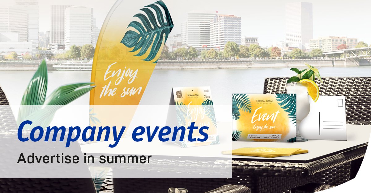 getprint_int's tweet photo. The sun's out, so should your #brand be! With our #printing products, setting up your next summertime #marketing campaign is a piece of cake! https://t.co/Gl10GhX65h https://t.co/UTRXALSzyL