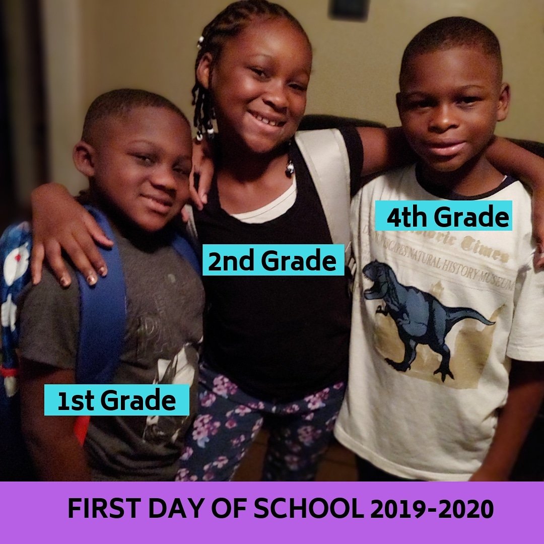 Thanking God for an INDESCRIBABLE school year, in a GREAT WAY. I DECLARE THIS YEAR WILL BE DIFFERENT AND THE BEGINNING OF GREATER. #MyThreePiece #MyThreeHeartbeats #MyWorld #MyLifesavers
