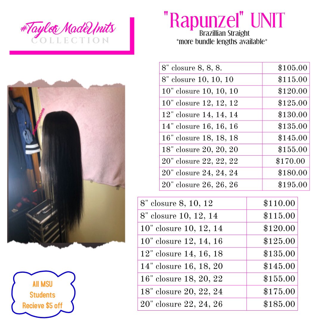 taylormadeunits's tweet photo. New pricing!
#taylormadeunits #morganstateuniversity #MSU20 #MSU21 #MSU22 #MSU23 #wig #unitconstruction #talktomenice https://t.co/J6X0IgkEEB