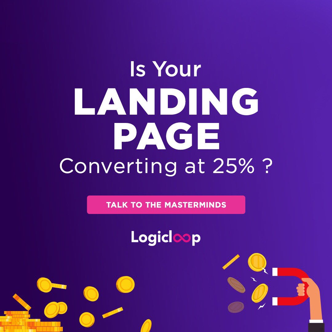 LogicLoop_io's tweet image. Looking forward to increase your website conversion rate? 
#LogicloopDigital: logicloopdigital.com
#digitalmarketingagency #digitalexperts #digitalmarketer #landingpage #DigitalMarketing