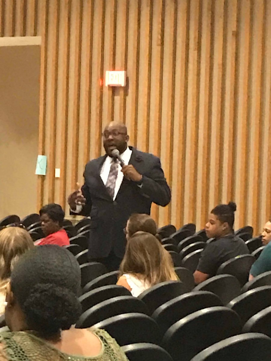 ⁦<a href="/SyracuseSchools/">Syracuse City School</a>⁩ Dr. Robert Spicer is sharing his passion with the 2019-2020 New Educators.