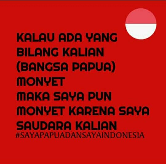 Karena kita saudara #KitaSatuIndonesia