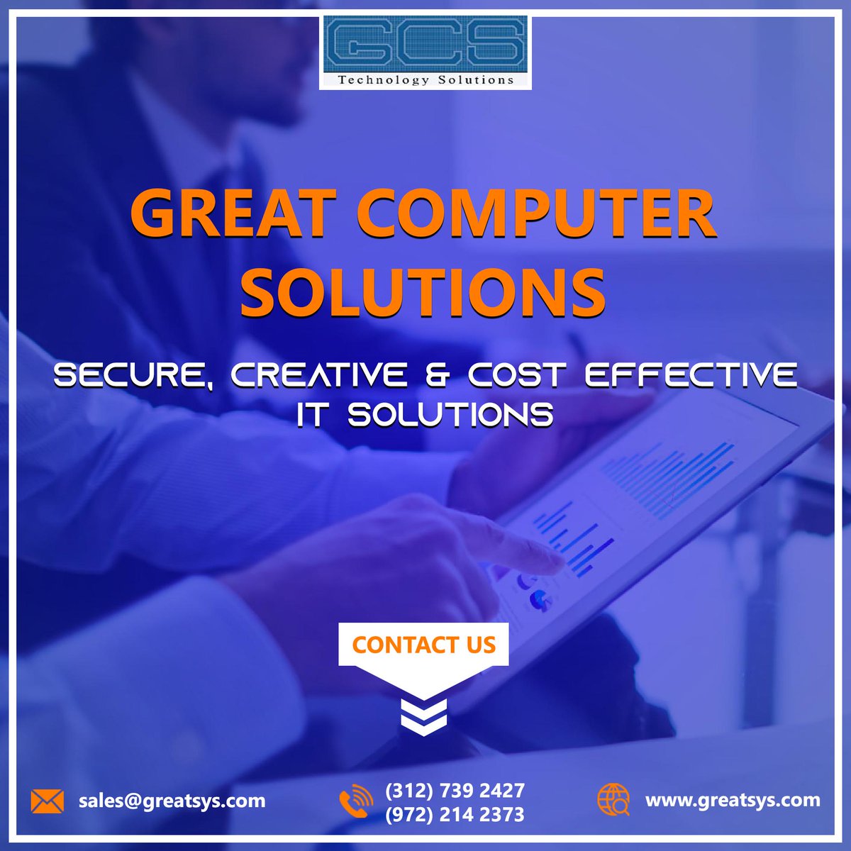 GCS Inc (@gcs247) on Twitter photo GCS provides secure, creative and cost-effective IT solutions for your business!
#networkassesment #managedservices #GCS #Greatcomputersolutions #databackup #datarecovery
Visit us: greatsys.com
Write us: sales@greatsys.com
Chicago:(312) 739 2427
Dallas: (972) 214 2373 GCS provides secure, creative and cost-effective IT solutions for your business!
#networkassesment #managedservices #GCS #Greatcomputersolutions #databackup #datarecovery
Visit us: greatsys.com
Write us: sales@greatsys.com
Chicago:(312) 739 2427
Dallas: (972) 214 2373