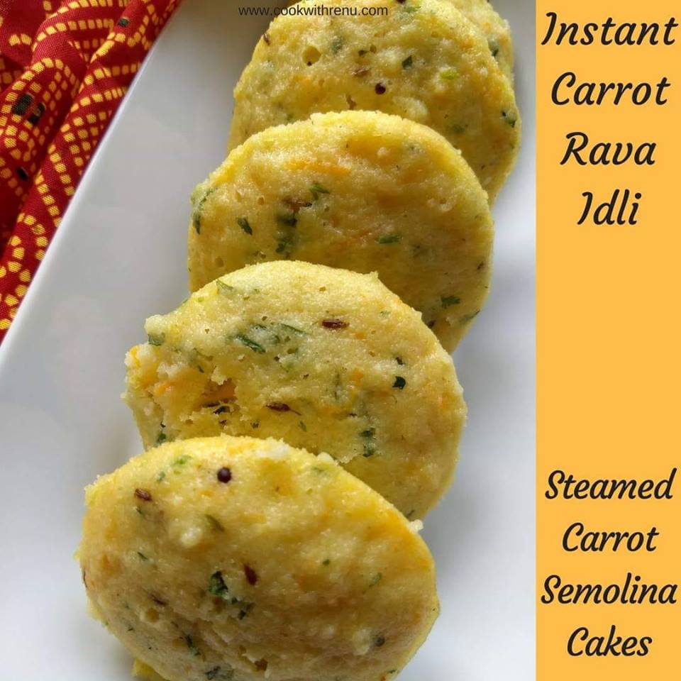 CookWithRenu's tweet photo. #Instant #Carrot #Rava #Idli (#Steamed Carrot #Semolina #Cakes)
@ https://t.co/ZLW60HCTwi
#cookwithrenu #breakfast #easybreakfast #busymorning #Lunchbox #southindian #indianbreakfast #foodie #dublinblogger #Vegan #veganfoodblogger #veganrecipes #veganfood #veganbreakfast #food https://t.co/9jIhg5Vb6V
