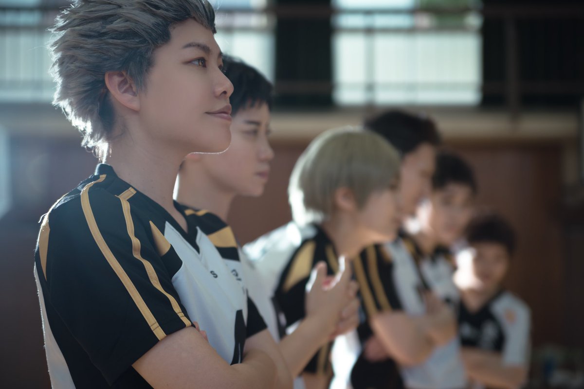 kokuro1012's tweet photo. （cos）HQ🦉

---------

  負けていい試合はない

---------
 
木兎…こくろ
赤葦…とうや
木葉…amato
鷲尾…ふうた
小見…rupi
猿杙…右田ももこ

📷SARA(@tokisara0401 )
Assist by 無重力（@mujijiji02 ）

#こくろ〜谷

#ハイキューの日2019  
#8月19日はハイキューの日 https://t.co/hn450IDVv8