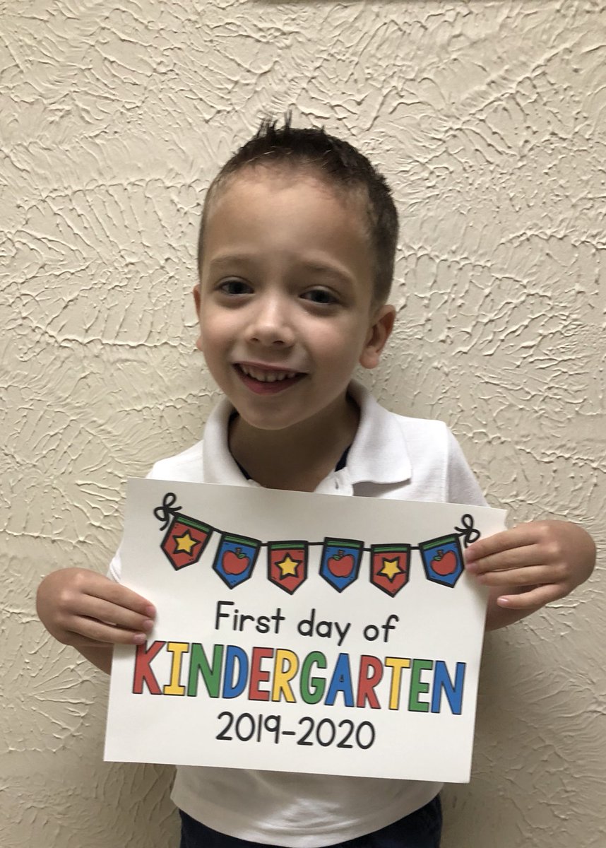 cappsmathcoach's tweet image. On maternity leave, but got to be there for my big man for his first day of Kindergarten! I’ll be back in a few weeks! @LaVillitaElem @CFBISD #cfbfirstday
