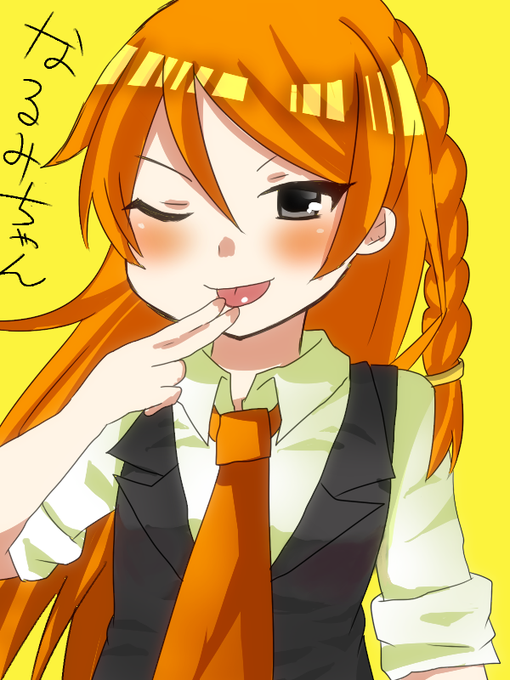 オレンジ髪のtwitterイラスト検索結果 古い順