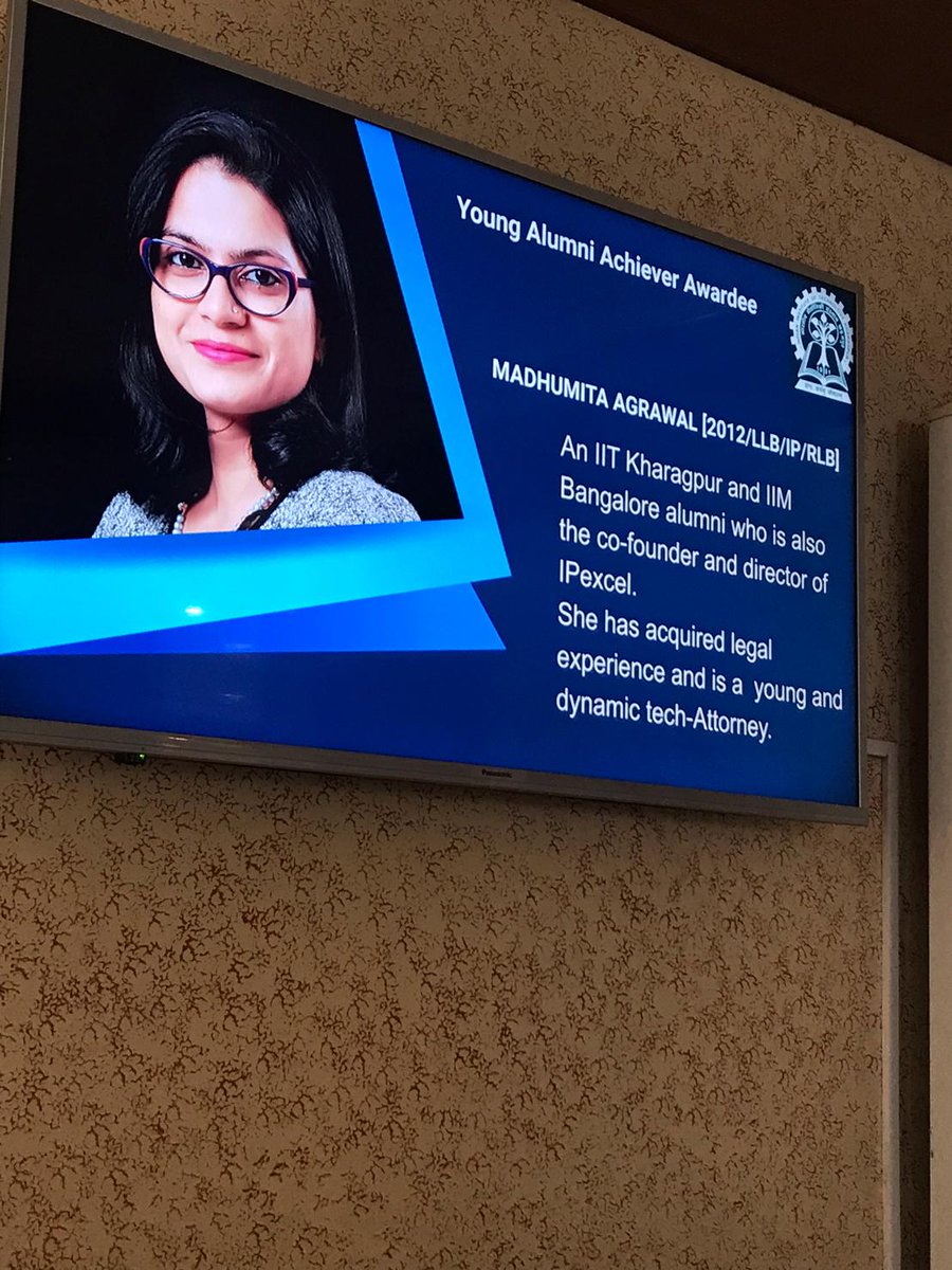 Ipexcel2013's tweet photo. A proud moment for Us as Mrs Madhumita Agrawal (Founder IPexcel Services Private Limited) was honoured and awarded with Young Alumni Achiever Award.
Team IPExcel Congratulates You!
#ipexcel https://t.co/Xn0sglBvG9