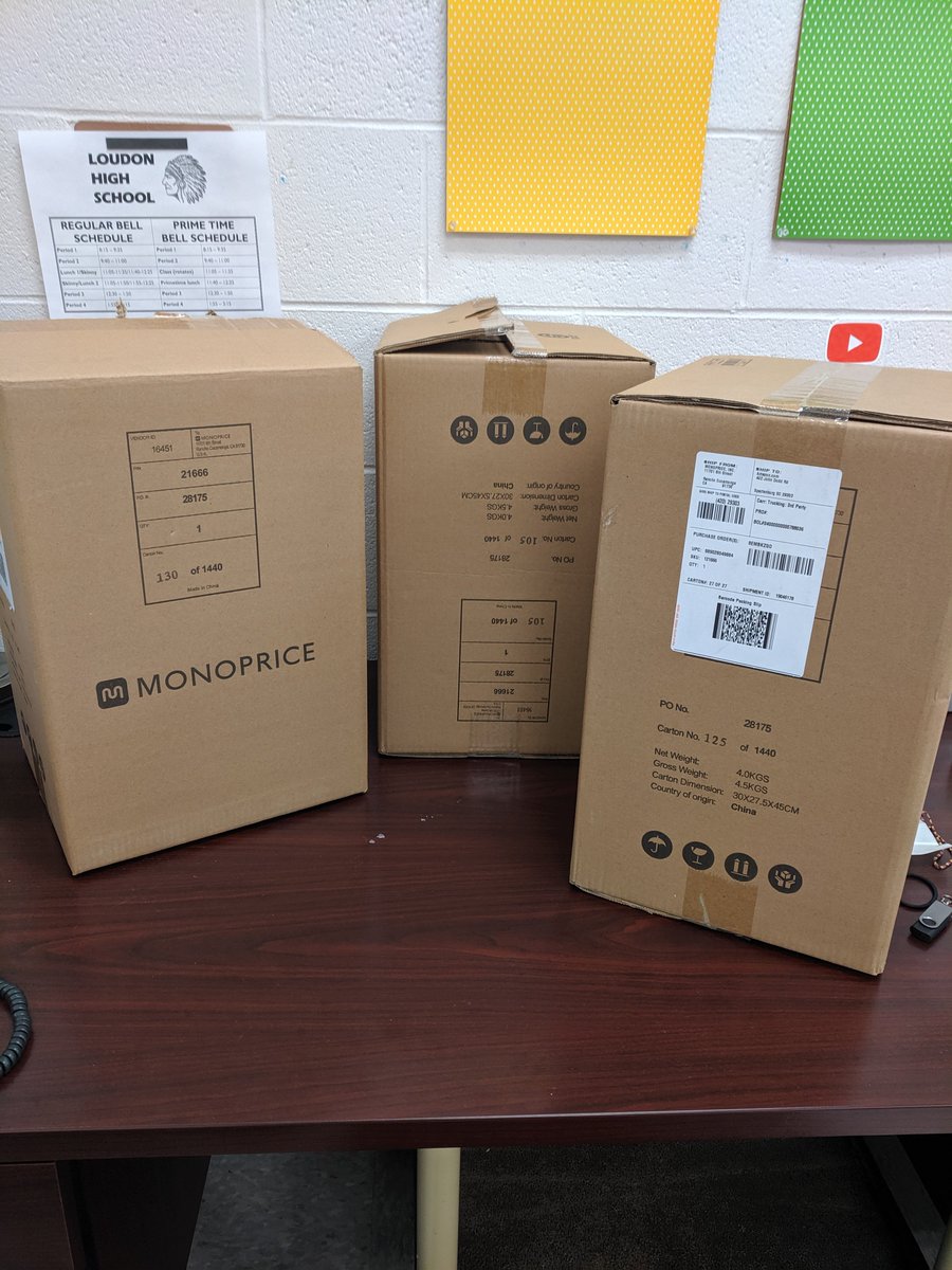 What are these boxes you ask? Well they are the club's new 3D PRINTERS! We can't wait to get them hooked up and start printing all of our creations! Don't forget to sign up for STEM club!
