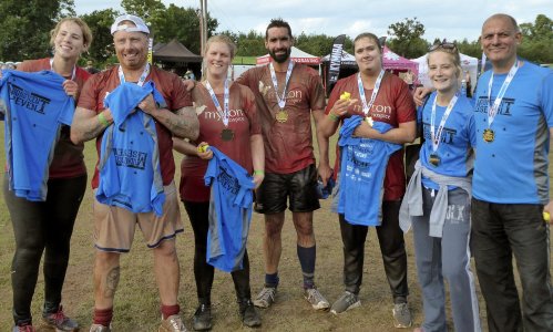 Well done to our fantastic BRI Team who took on the Mudnificent7 Race on Saturday, a total of £727 was raised for @MytonHospices! #mud7 #charityrace #BRIWealth