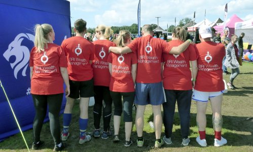 BRIWealth's tweet photo. Well done to our fantastic BRI Team who took on the Mudnificent7 Race on Saturday, a total of £727 was raised for @MytonHospices! #mud7 #charityrace #BRIWealth https://t.co/58s1BPWHvA