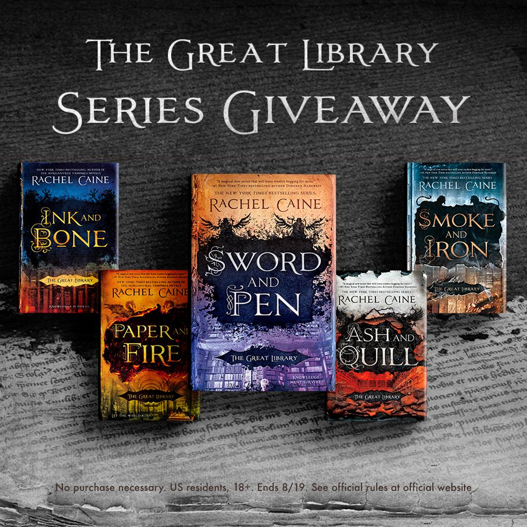rachelcaine's tweet photo. Today is the FINAL DAY to enter to win your very own #GreatLibrary! Don't miss out, enter today!
*Open to US only
#yaauthorsofinstagram #rachelcaine #inkandbone #paperandfire #ashandquill #smokeandiron #swordandpen #sweepstakes #giveaway #ireadya https://t.co/OWz0rsng3y